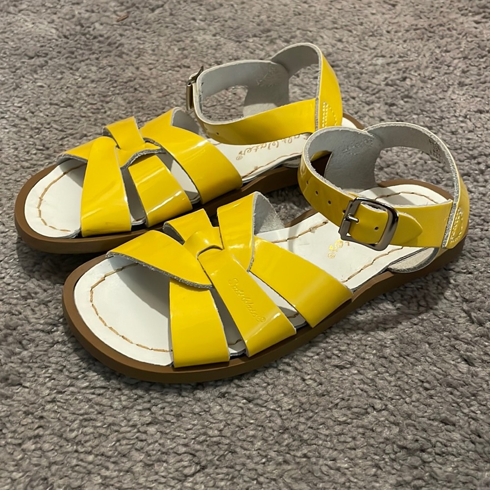 Yellow Saltwater Sandals